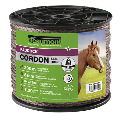 Cordón BEAUMONT - 5 mm - Paddock