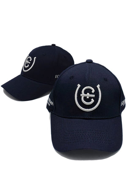 Cap Equestrian Stockholm Cap Navy Silver Cotton vista principal