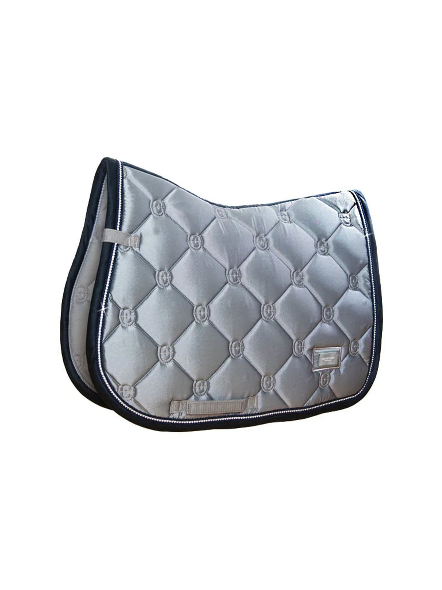 Jump Saddle Pad Crystal Equestrian Stockholm Jump Saddle Pad Crystal Grey vista principal
