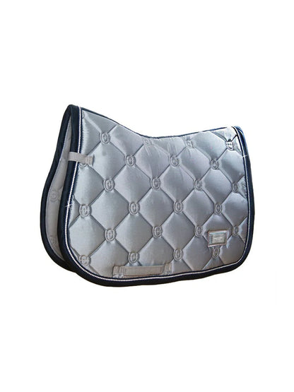 Jump Saddle Pad Crystal Equestrian Stockholm Jump Saddle Pad Crystal Grey vista principal