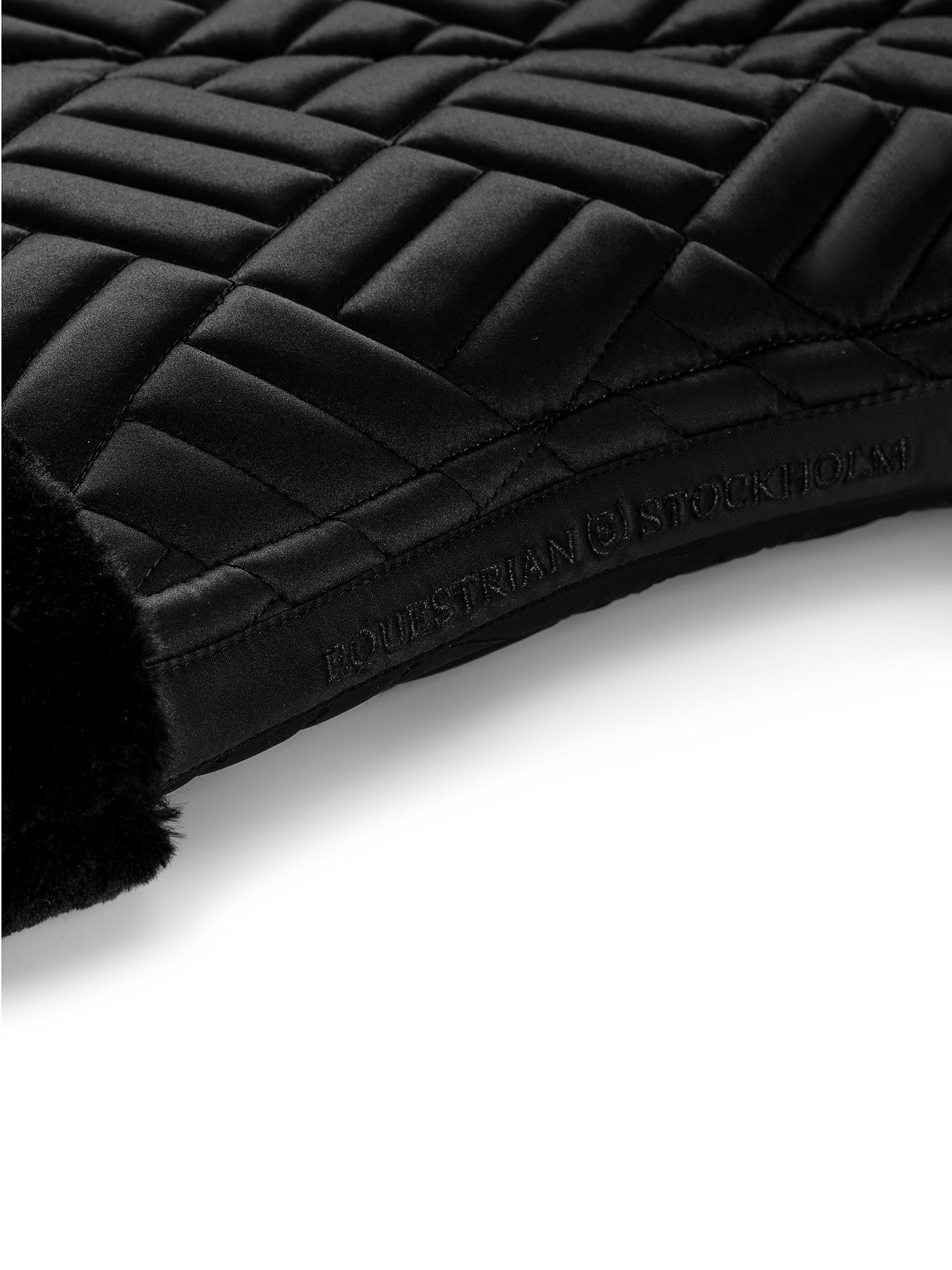 Jump Saddle Pad Vegan Fur Crystal Equestrian Stockholm Jump Saddle Pad Vegan detalle 3
