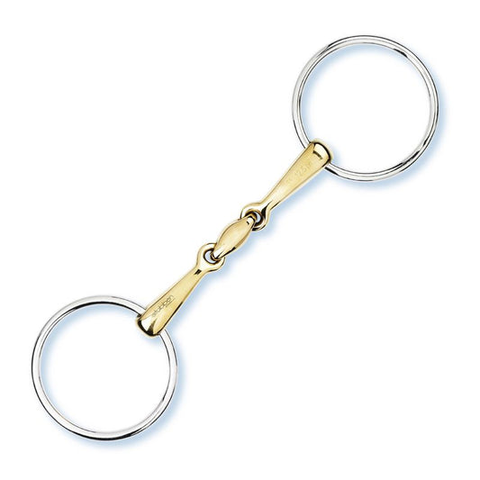 Embocaduras Filetes Stübben Loose Ring Snaffle, double broken 16mm para equitación