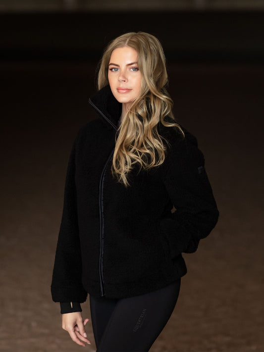 Teddy Fleece chaqueta Equestrian Stockholm Teddy Fleece chaqueta Dark Ocean para equitación - vista 2