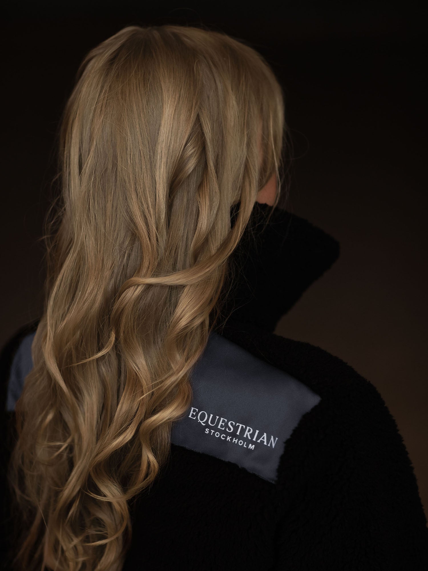 Teddy Fleece Jacket Equestrian Stockholm Teddy Fleece Jacket Dark Ocean detalle 6