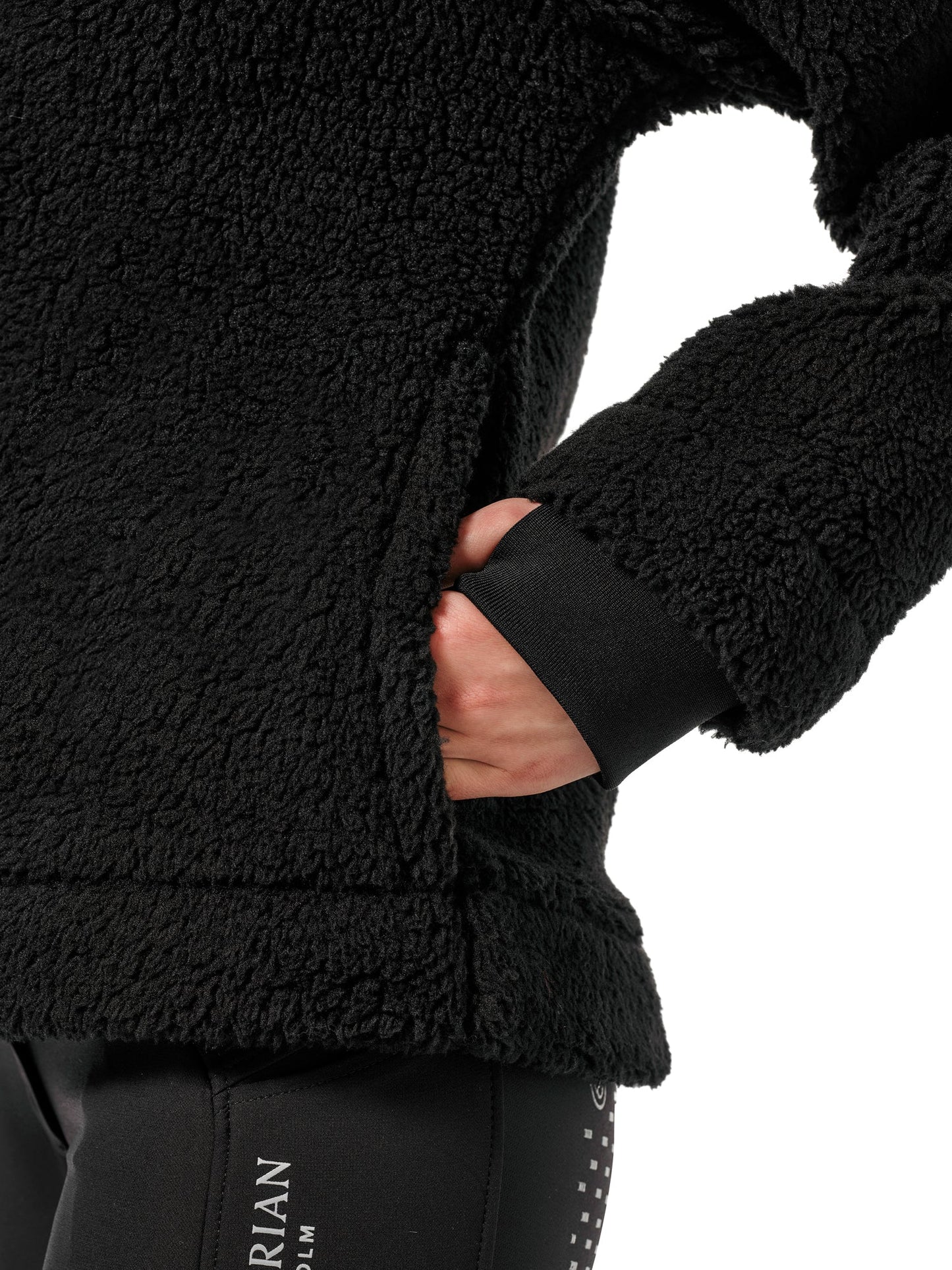 Teddy Fleece Jacket Equestrian Stockholm Teddy Fleece Jacket Dark Ocean detalle 5