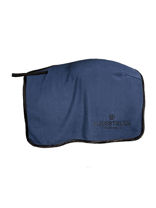 Manta para caballo Equestrian Stockholm Heavy Fleece Quarter manta Dark para equitación
