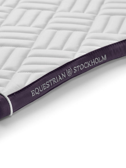 Jump Saddle Pad Modern Equestrian Stockholm Jump Saddle Pad Modern White Dark detalle 4
