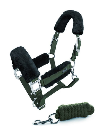 Fur Halter & Lead Rope Equestrian Stockholm Fur Halter & Lead Rope Deep vista principal