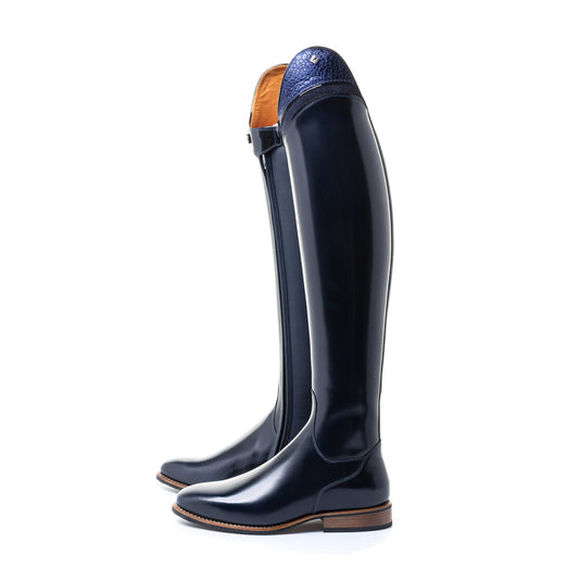 Calzado ecuestre DENIRO BELLINI CUSTOM RIDING BOOTS LUNA BLUE NAVY vista principal