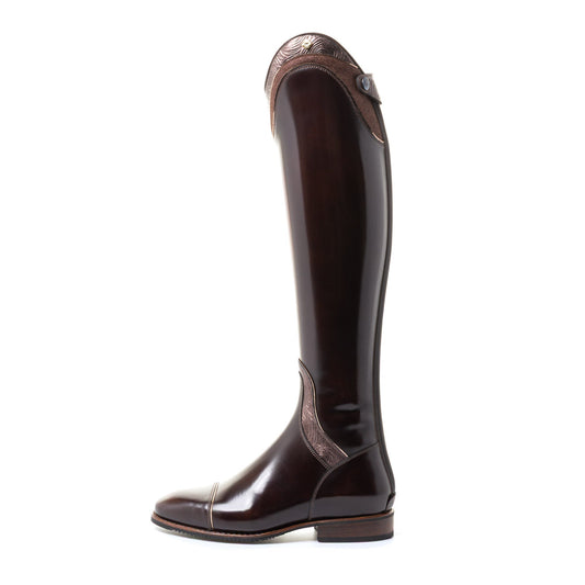 Calzado ecuestre DENIRO S2601 CUSTOM RIDING BOOTS DUNE ROSETO BROWN vista principal