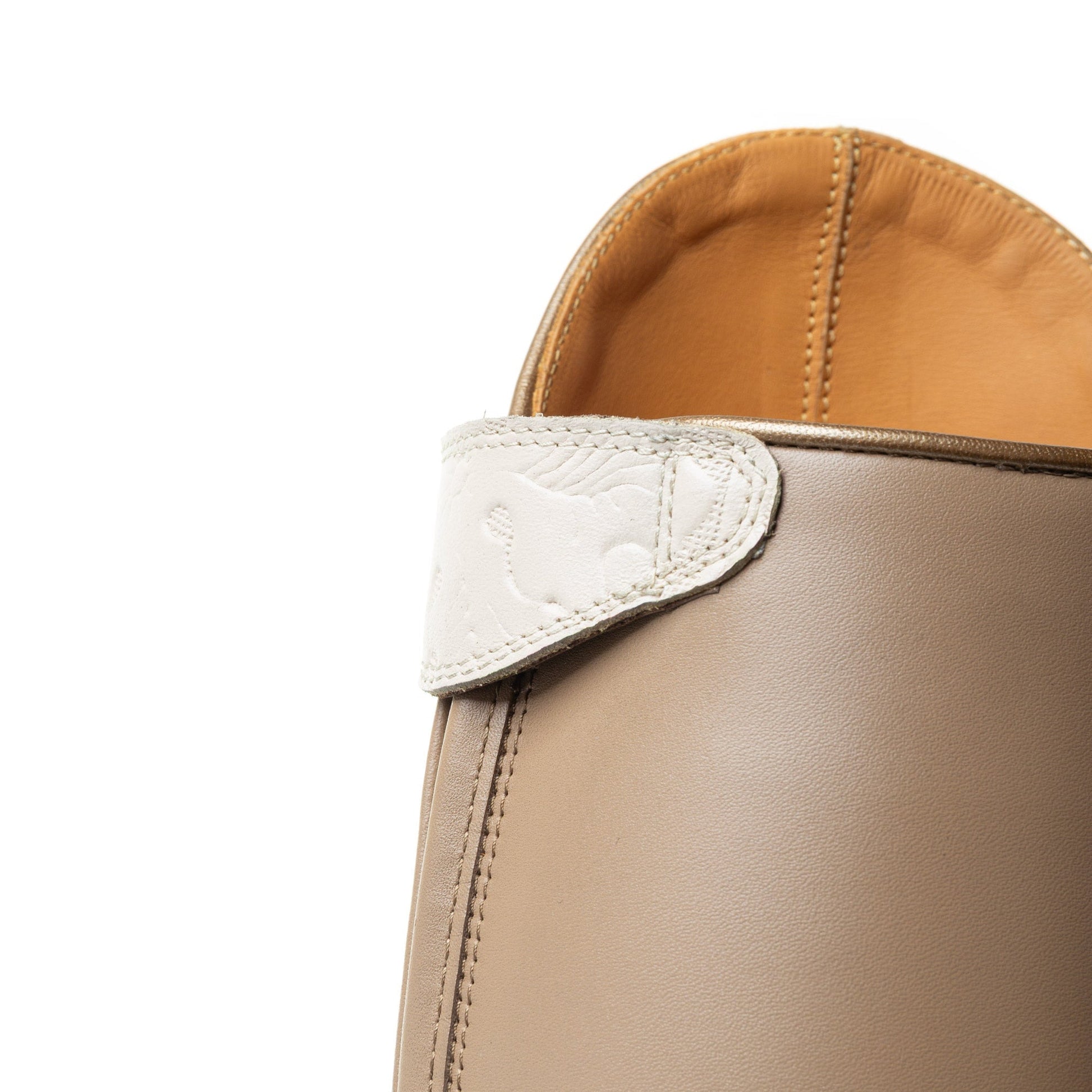 Calzado ecuestre DENIRO S3601 CUSTOM RIDING BOOTS AMERICA BEIGE detalle 4