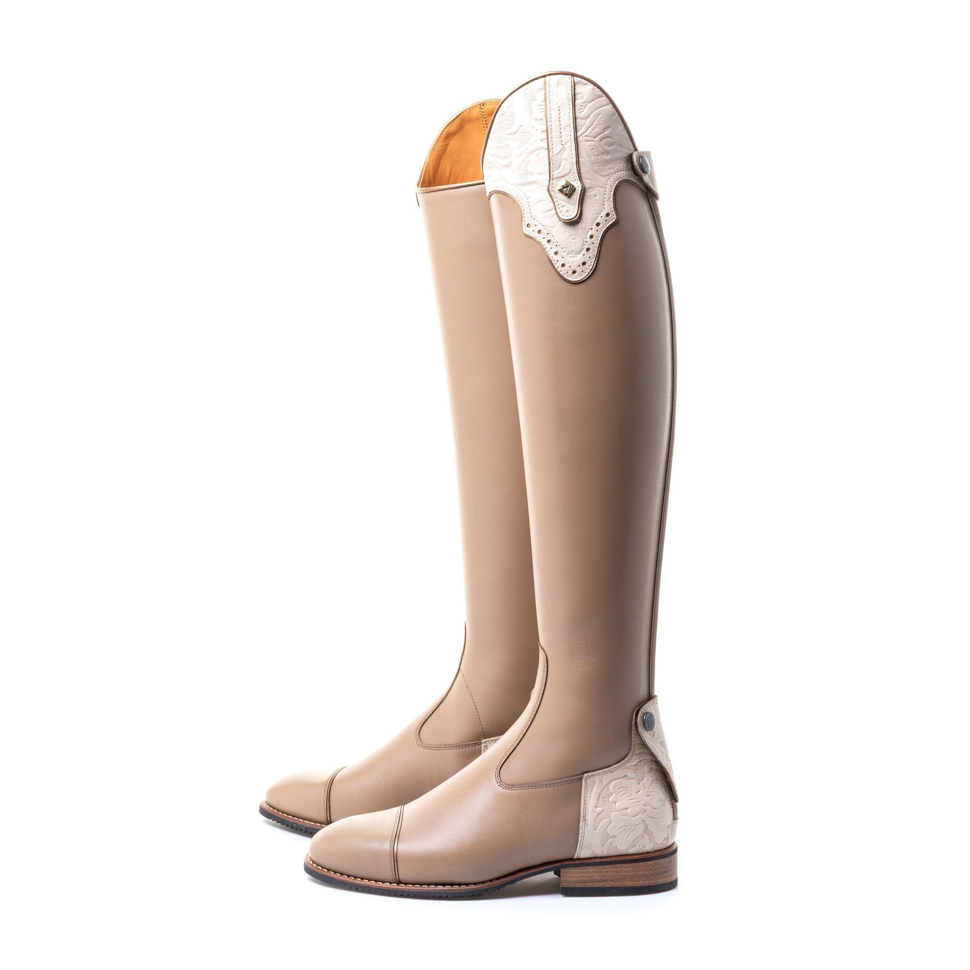Calzado ecuestre DENIRO S3601 CUSTOM RIDING BOOTS AMERICA BEIGE vista principal