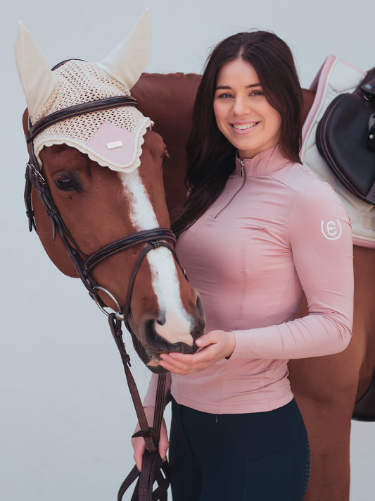 Equestrian Stockholm orejeras Desert Rose para equitación - vista 2