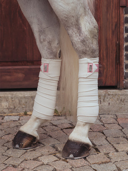 Camiseta técnica Equestrian Stockholm Polo Wraps Desert Rose detalle 2
