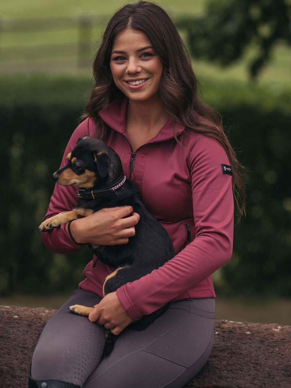 Dog Collar Equestrian Stockholm Dog Collar All In Pink detalle 5