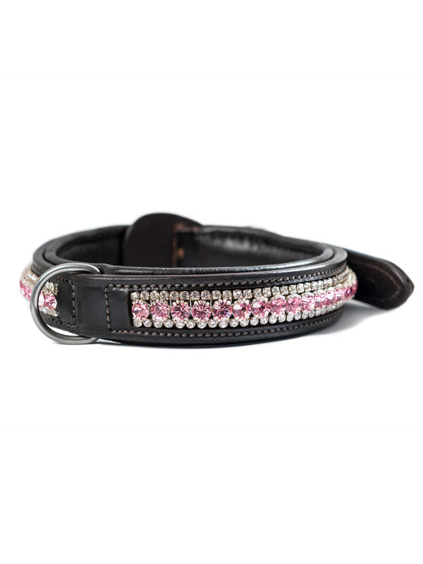 Dog Collar Crystal Equestrian Stockholm Dog Collar Pink Crystal vista principal