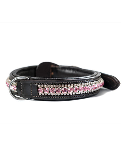 Dog Collar Crystal Equestrian Stockholm Dog Collar Pink Crystal vista principal