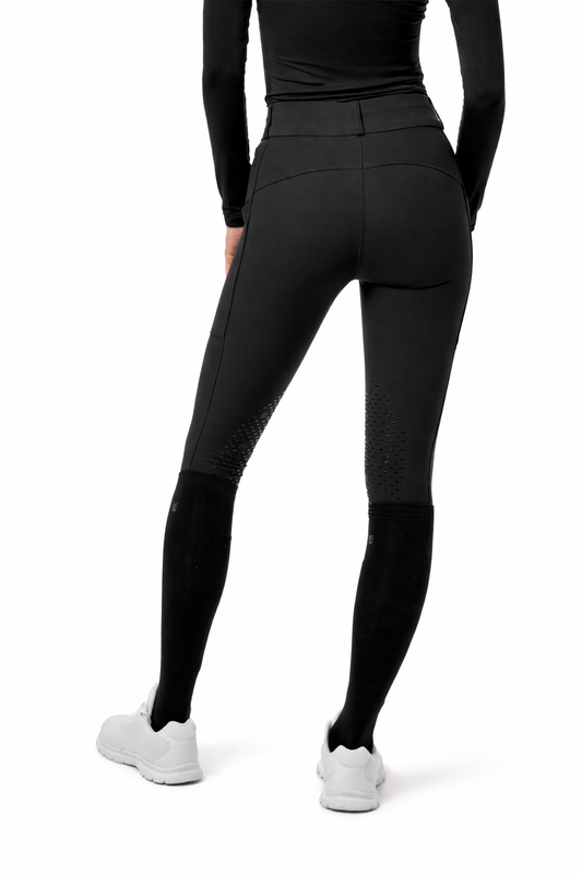 Pantalones Riding pantalón de equitación Elite Equestrian Stockholm Riding pantalón de equitación Elite Black para equitación