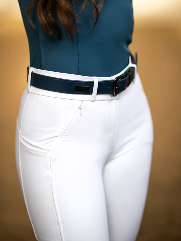 Riding Breeches Elite Equestrian Stockholm Riding Breeches Elite White detalle 8