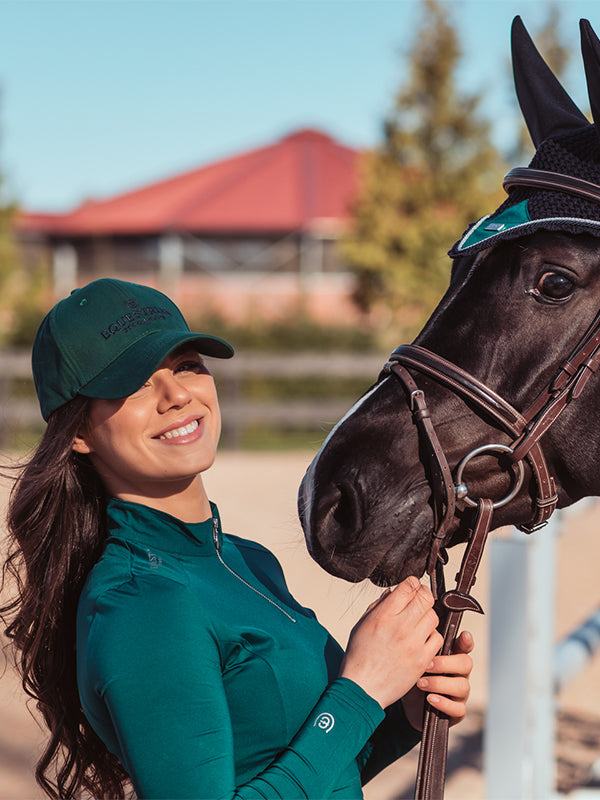 Cap Equestrian Stockholm Cap Emerald detalle 3