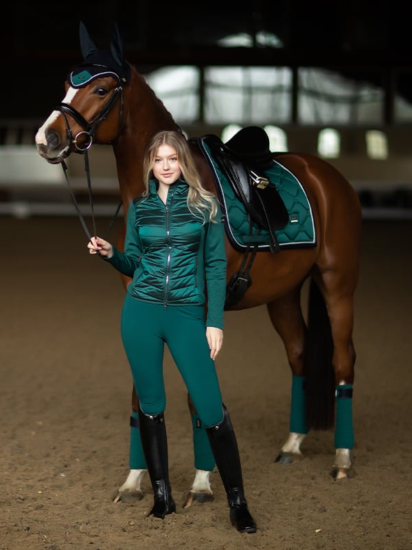 Dressage Saddle Pad Original Equestrian Stockholm Dressage Saddle Pad Emerald detalle 6