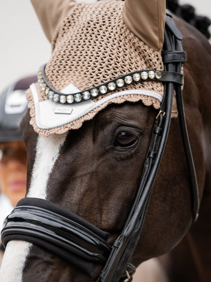 Ear Bonnet Equestrian Stockholm Ear Bonnet Sand detalle 3