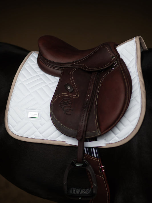 de salto Modern Equestrian Stockholm mantilla de salto Modern White Sand para equitación - vista 2