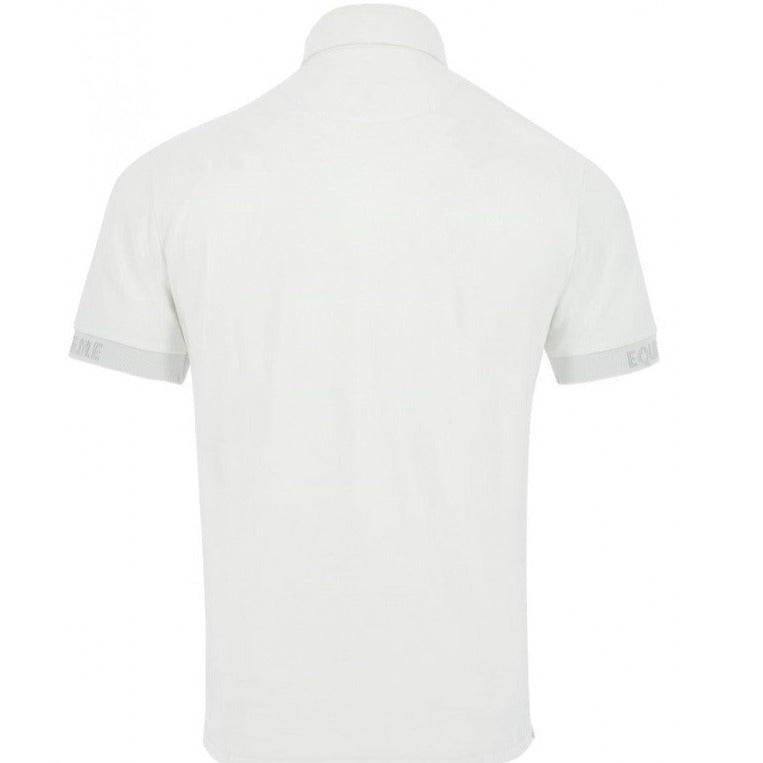 Camiseta técnica Equi-Theme Men's Polo Show Shirt Wellington detalle 2