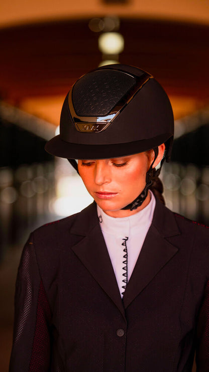 Camiseta técnica Kask Riding Helmet Star Lady Chrome Black/Everyrose detalle 5
