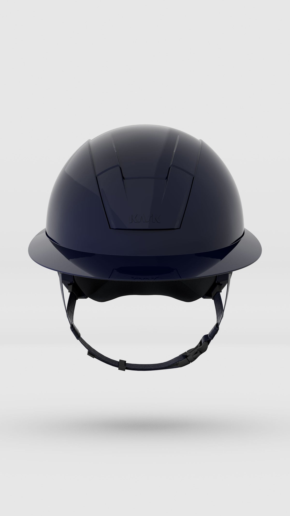 Casco de equitación Kask Kooki Lady en Azul Brillante, vista frontal