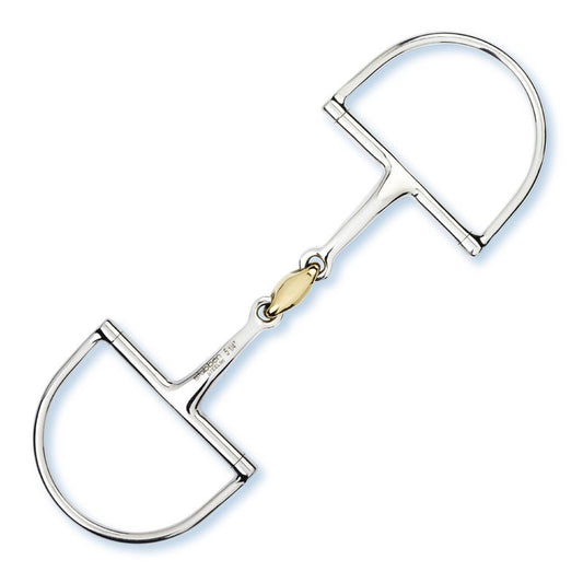 Embocaduras Filete D-rings Stübben filete D-ring double broken para equitación