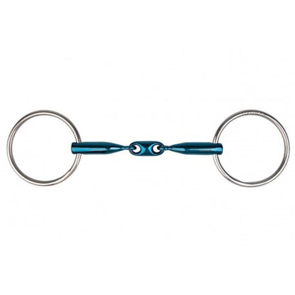 Filete 2 anillas - Eco Blue embocadura de 3 piezas - Metalab - Azul