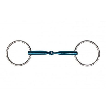 Embocaduras Filete 2 anillas - Eco Blue roto - Metalab - Azul para equitación - vista 4
