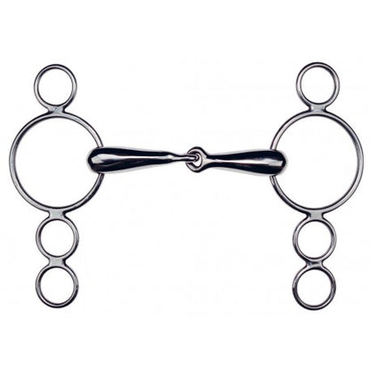 Embocaduras Filete ajustable - 4 anillas - Feeling para equitación - vista 4
