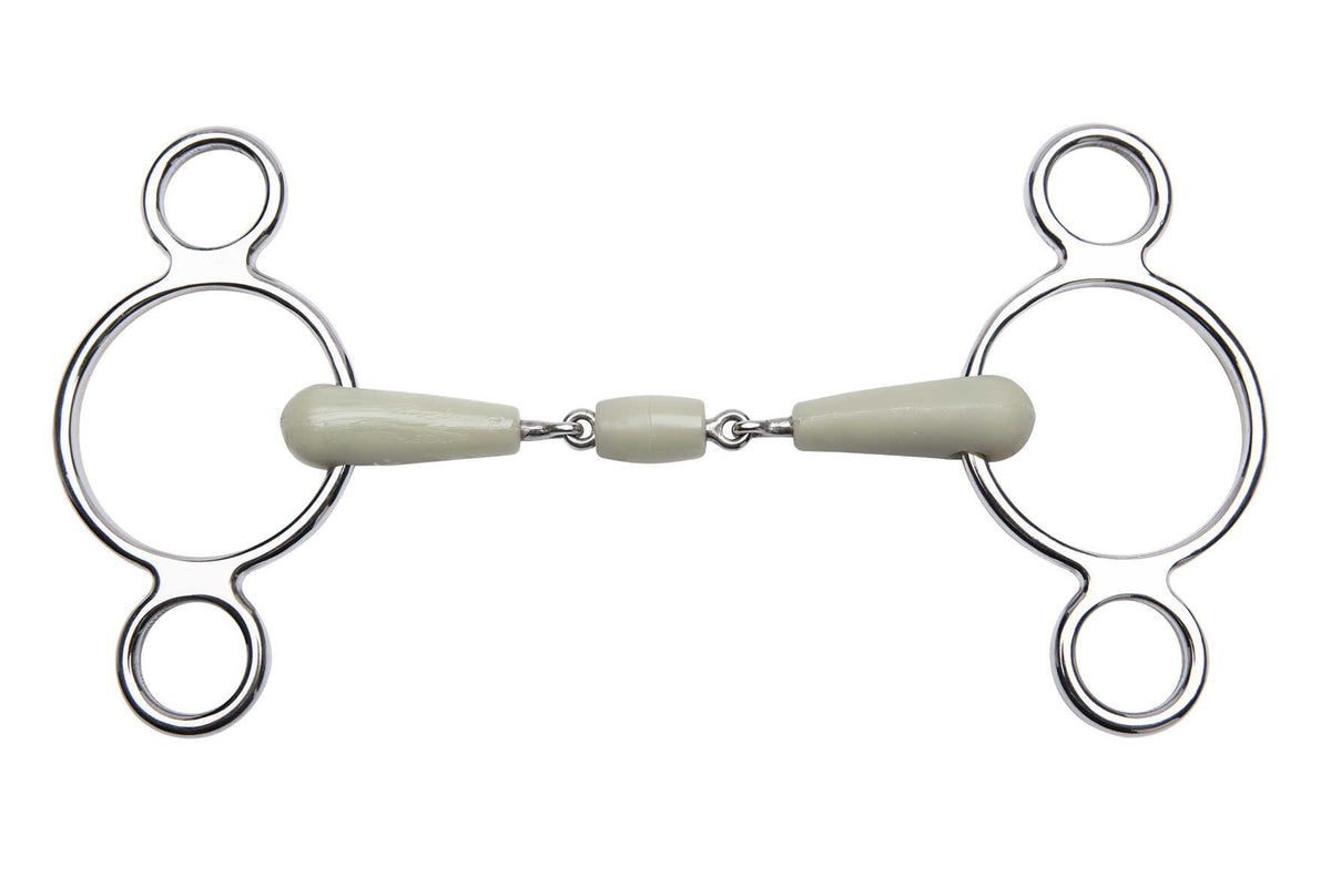 Filete ajustable - Flexi 3 anillas embocadura de 3 piezas - Feeling