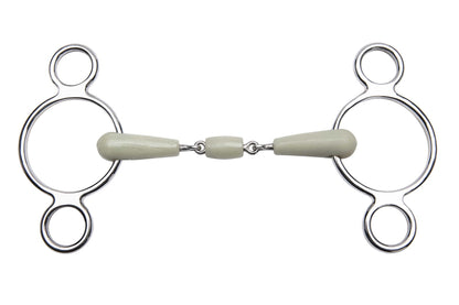 Filete ajustable - Flexi 3 anillas embocadura de 3 piezas - Feeling