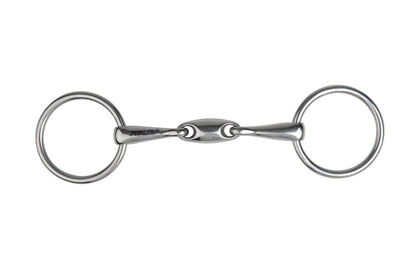 Filete para cabezada doble, embocadura de 3 piezas, 14 mm - Metalab