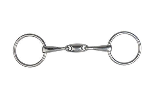 Filete para cabezada doble Embocadura de 3 piezas, 14 mm - Metalab - T