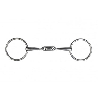 Filete para cabezada doble Embocadura de 3 piezas, 14 mm - Metalab - T
