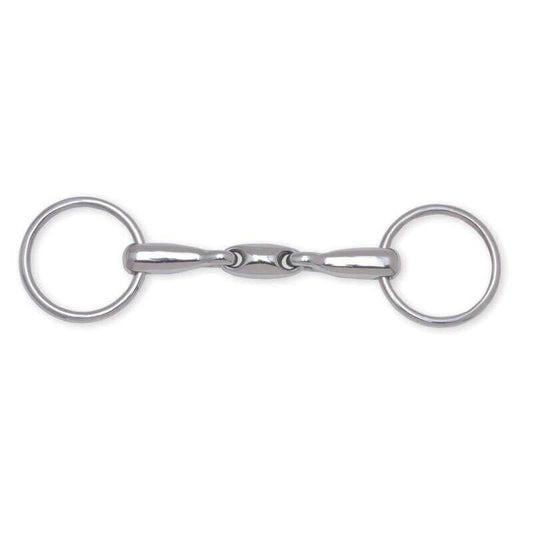 Filete para cabezada doble Embocadura de 3 piezas, 16 mm - Metalab - T