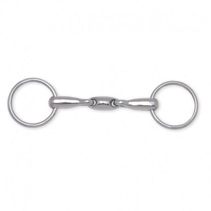 Filete para cabezada doble Embocadura de 3 piezas, 16 mm - Metalab - T