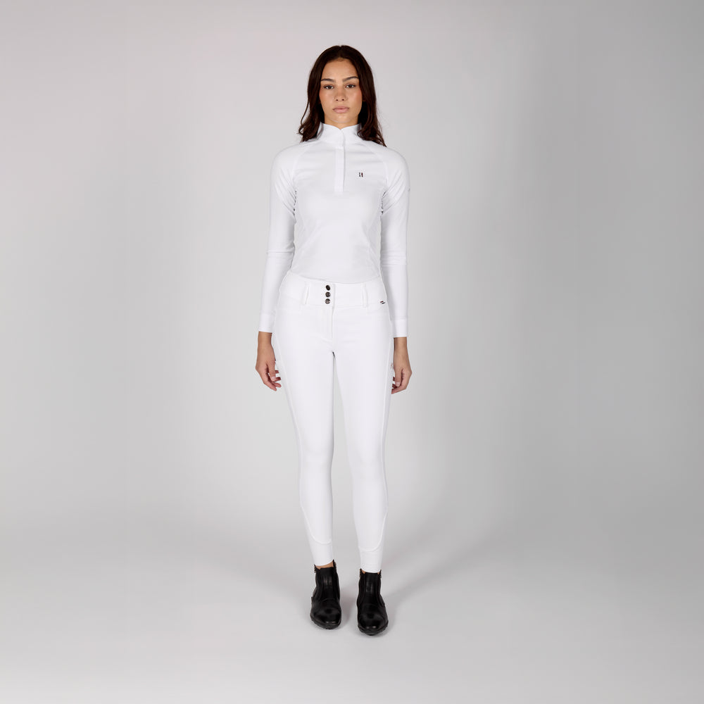 Breeches Kingsland KLKimi mujer A Shape Mid Waist F-Grip Breeches Classic vista principal