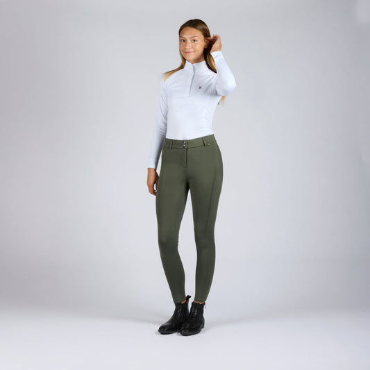 Pantalones Pantalón de equitación Kingsland KLKaya mujer H Shape F-Grip pantalón de equitación para equitación