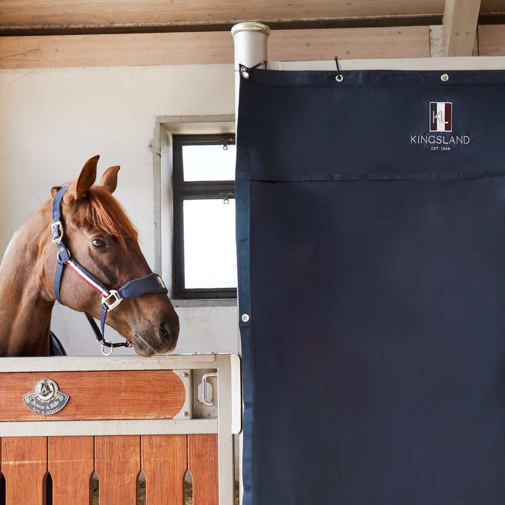 Horsegear Accessories Kingsland Classic Goes Black Stable Curtain detalle 2