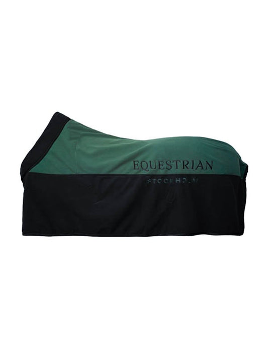 Manta para caballo Equestrian Stockholm Fleece manta Sycamore Green para equitación
