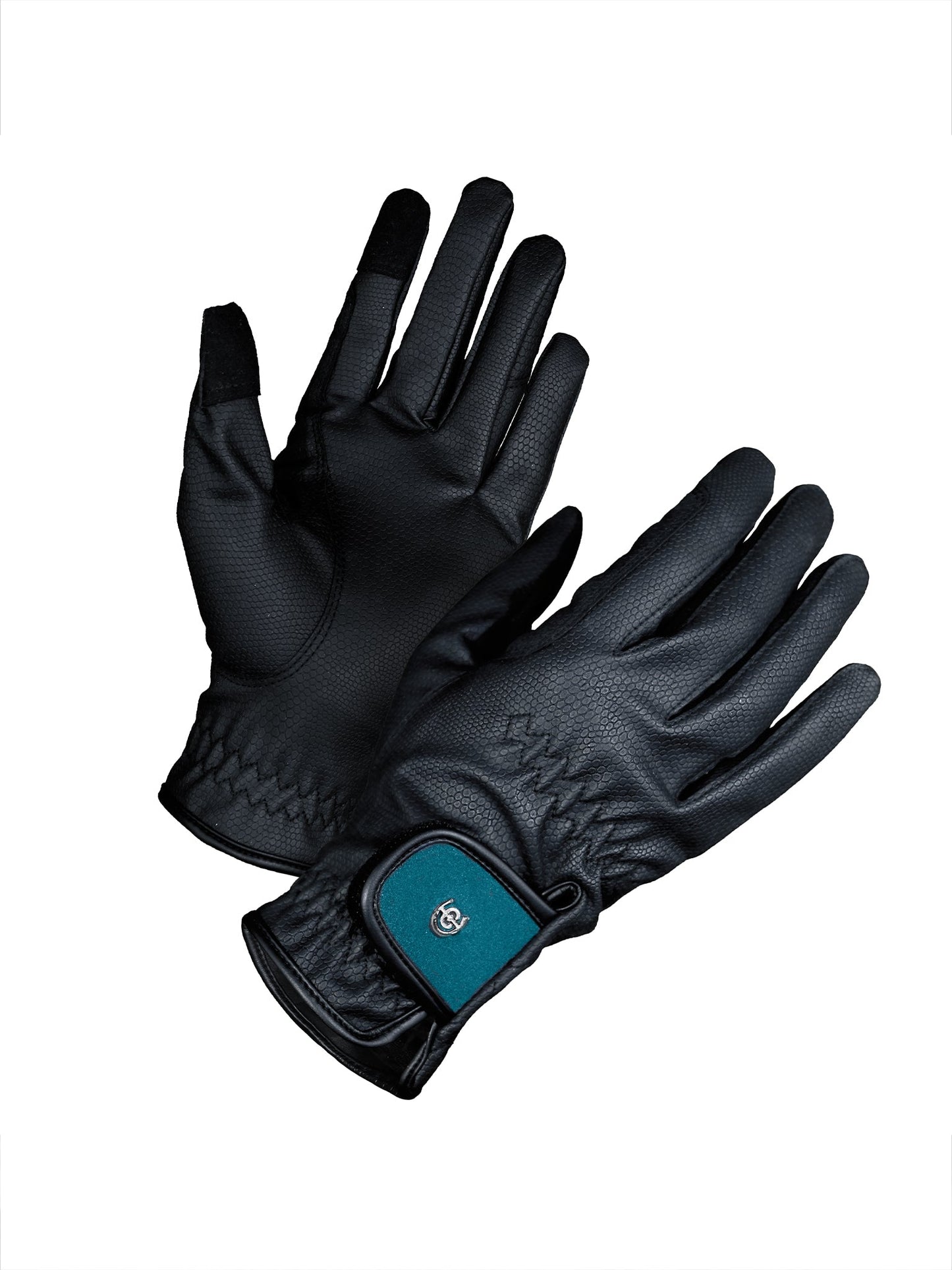 Riding Gloves Motion Equestrian Stockholm Riding Gloves Motion Teal Blue vista principal