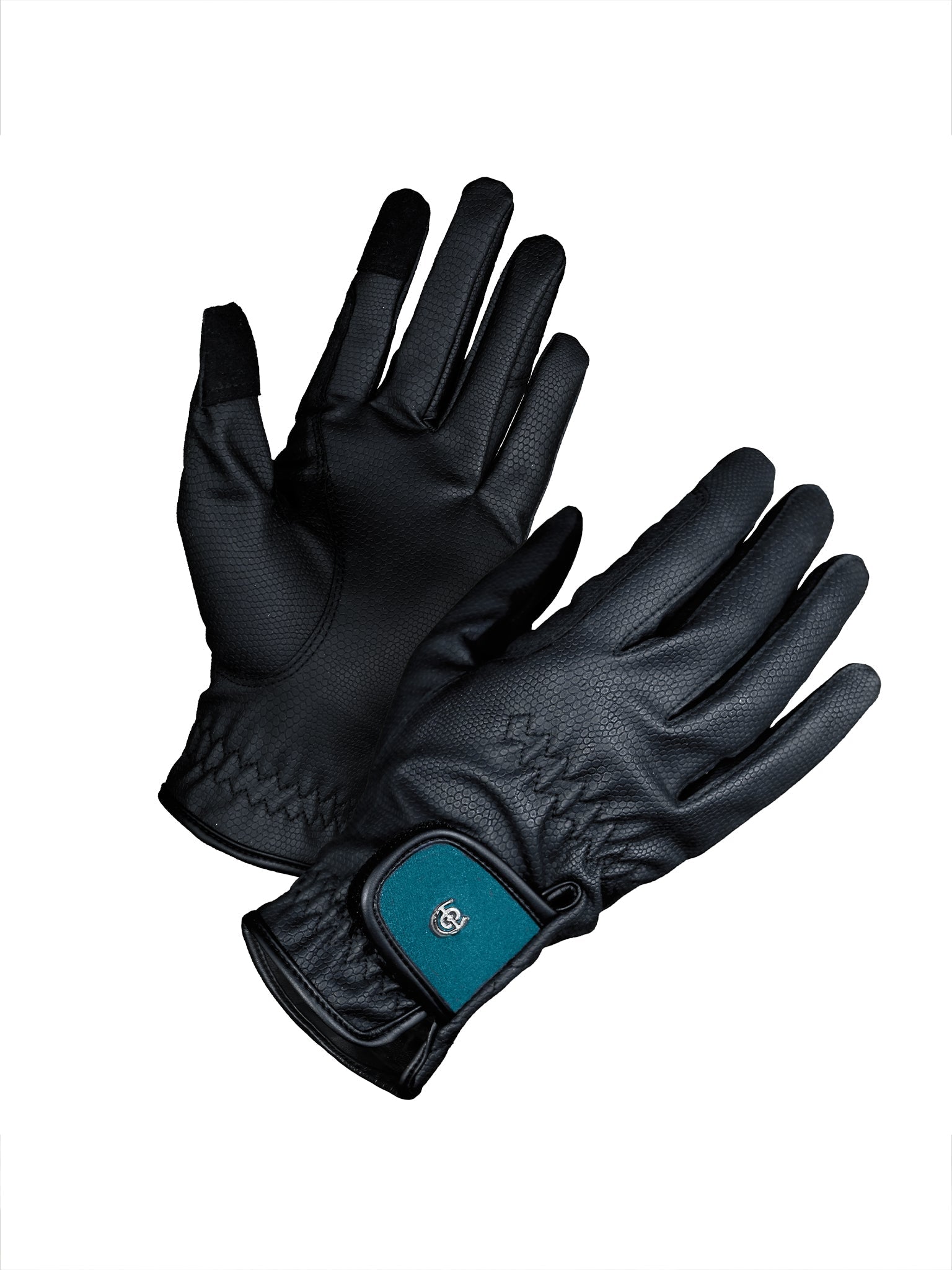 Riding Gloves Motion Equestrian Stockholm Riding Gloves Motion Teal Blue vista principal