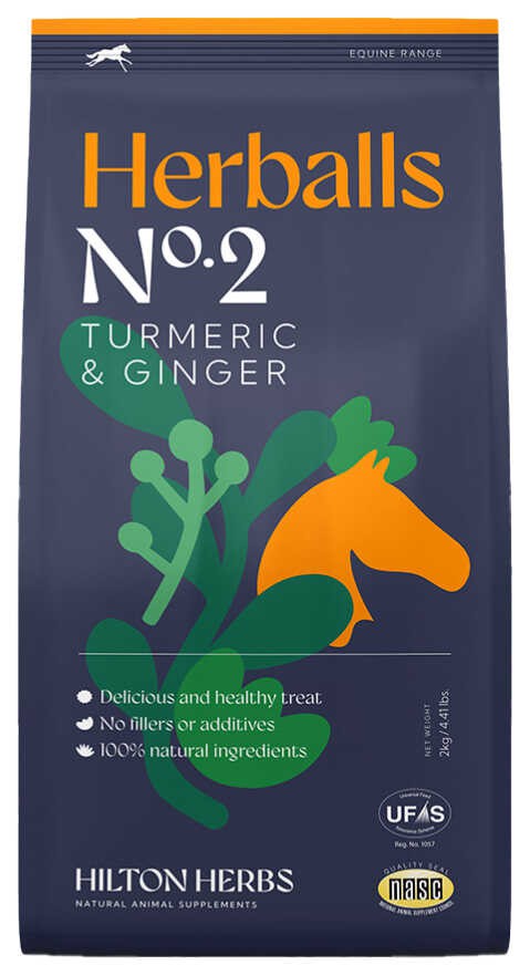 Herballs - Cúrcuma & jengibre - Hilton Herbs