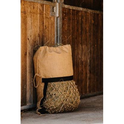 Naturel - Bolsa de red para heno - Hippotonic - Rojo