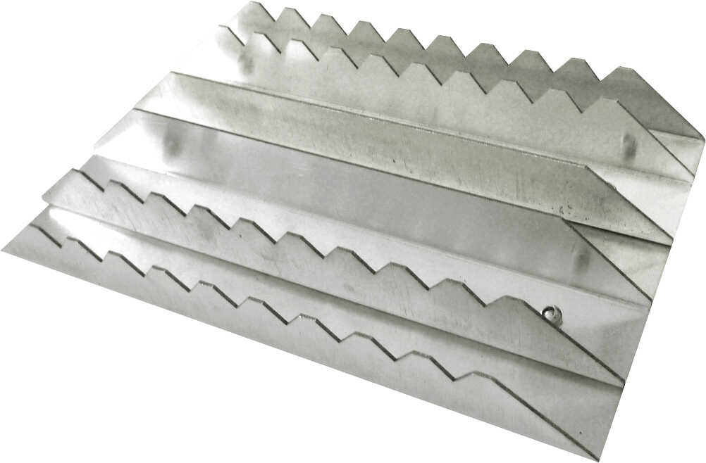 Peine Curry rectangular de aluminio - Hippotonic